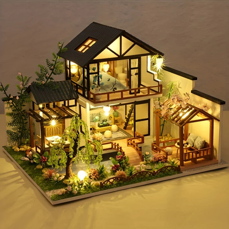 Skanto | Minvella | DIY Miniatyrtrehus | 3D Byggesett for Selvmontering | Kreativt Håndverkssett for Tenåringer og Voksne | Perfekt Gaveidé
