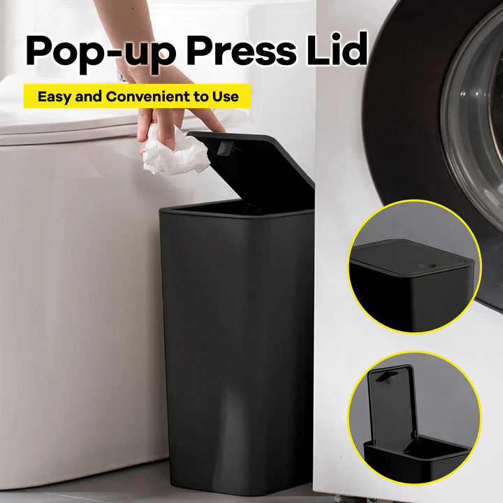 EcoPress 10L Søppelbøtte for Badekar Skanto