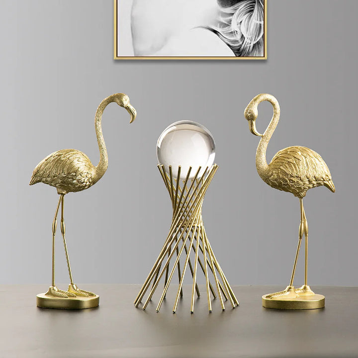 Flamora dekorativ flamingo figur – Eleganse og unik karakter for hjemmet Skanto