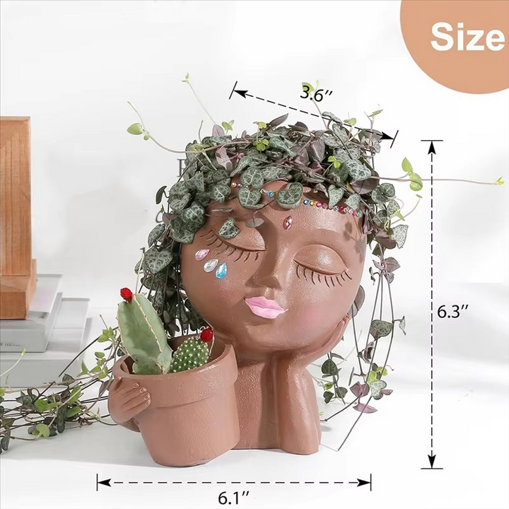 Skanto | Chic Dual Face Hodeplanter for Innendørs og Utendørs Bruk