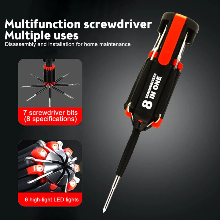 Bright Fix 8in1 LED Multi-Tool Skrutrekker | Skanto