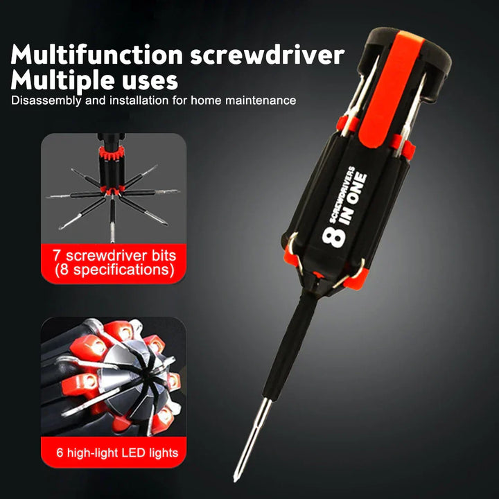 Bright Fix 8in1 LED Multi-Tool Screwdriver | Skanto