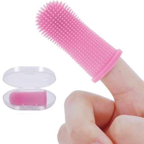Skanto | 360° silikon finger tannbørste for sikker tannpleie for hunder