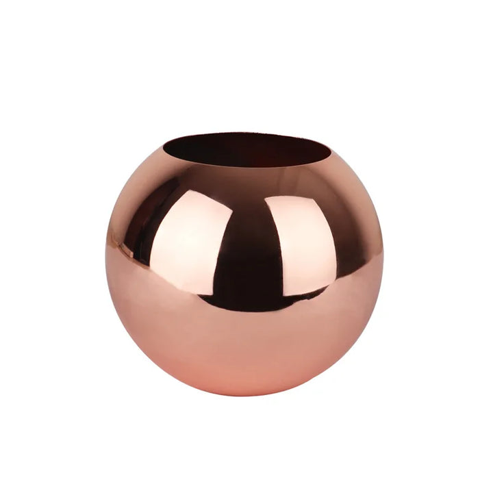 Skanto | Rustfritt Stål Vase i Nordisk Stil Skrivebord Blomsterpotte BeFlower Pots Gull Svart Roségull Klassisk Hjem Dekorasjon