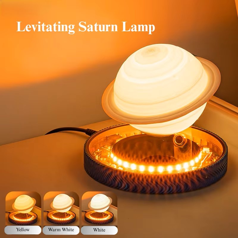 Skanto | 3D Saturn Space Lover Magnetisk Flytende Lampe