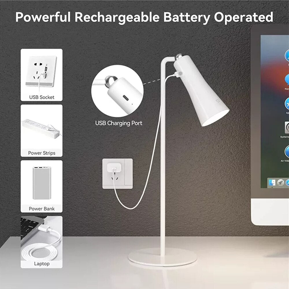 Skanto | Skinnende Orbit Oppladbar Rotasjon Lampe