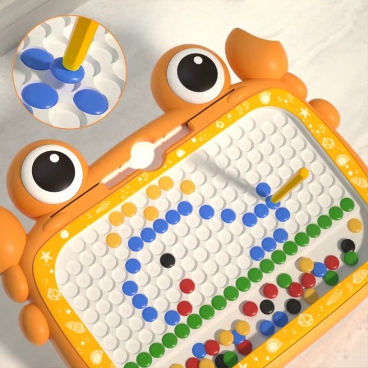 Skanto | Lærende Krabbe DIY Mosaikkpuslespill Brett