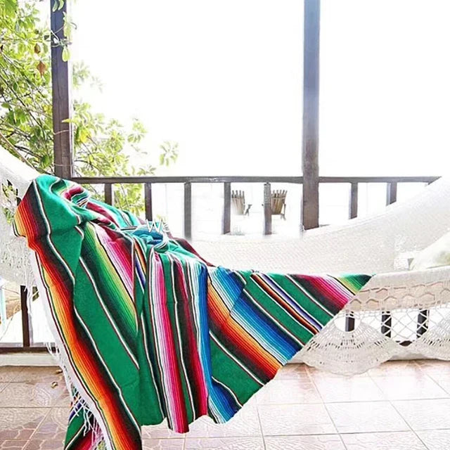 Skanto | Fargerik meksikansk serape-teppe