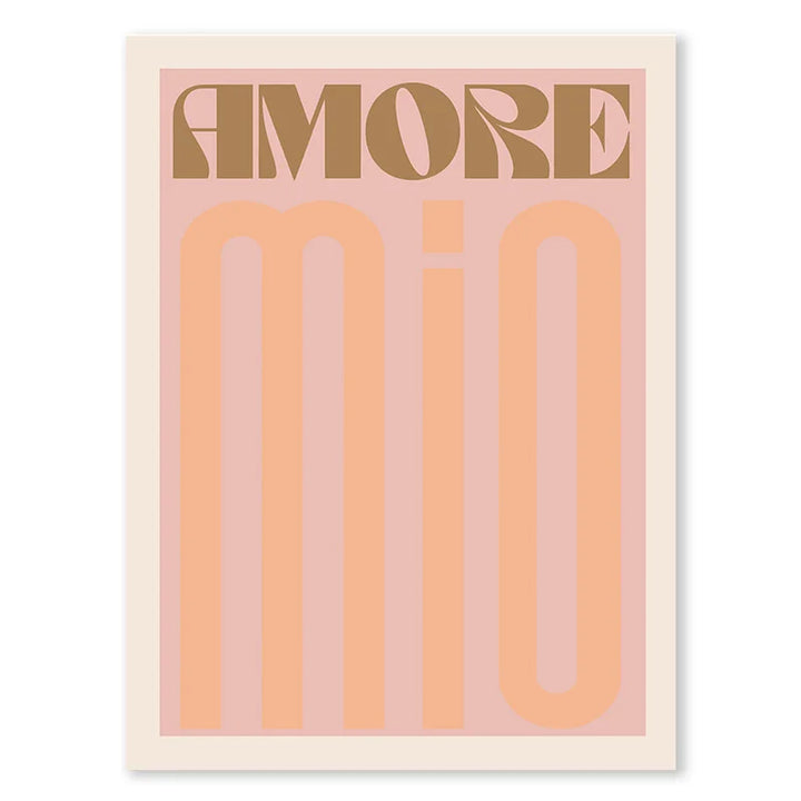 Pink Retro Love Quote Wall Art Fine Art Canvas Prints Typographic Pictures For Bedroom Living Room Hotel Room Modern Apartment Wall Art Decor | Skanto