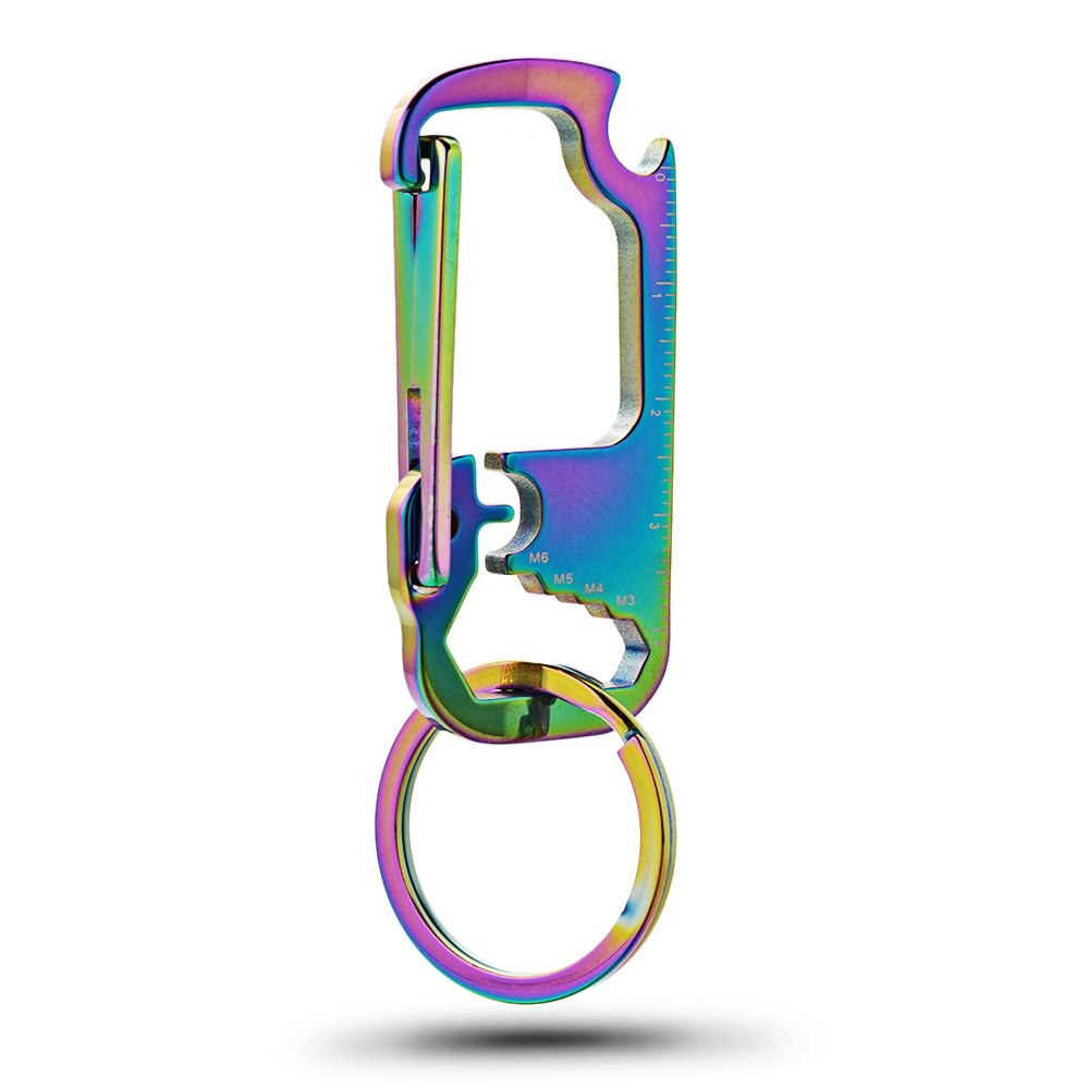 Norvo | Rustfritt Stål EDC Multi Tool Flaskåpner Nøkkelring