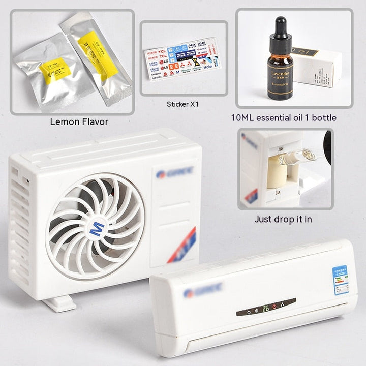 Skanto | Mini Solenergi AC Bil Aromaterapi Dekor