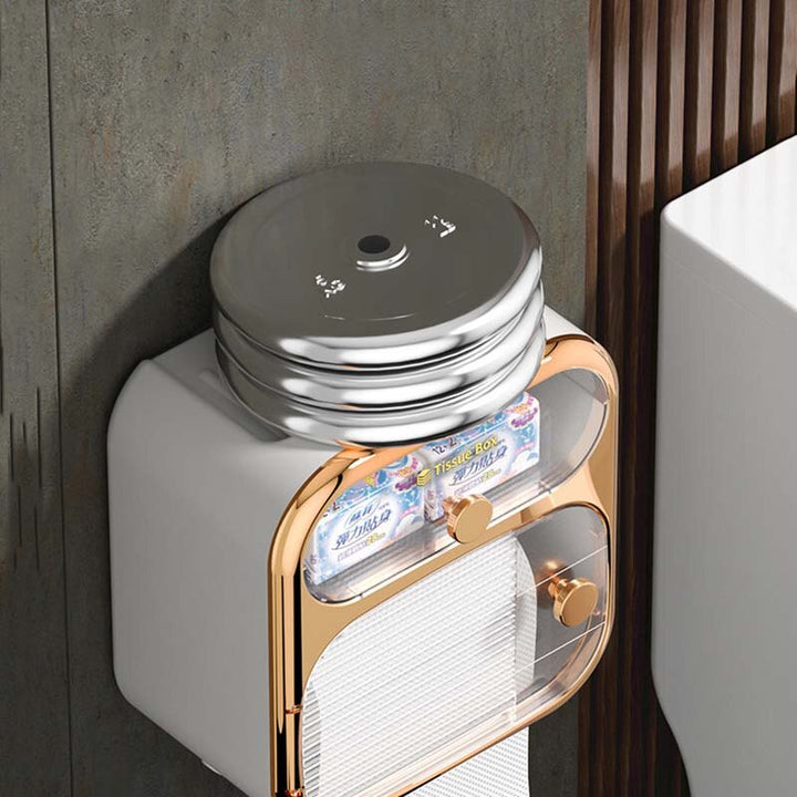 Skanto | MultiBox vegghengt toalettpapir håndkle oppbevaringsboks