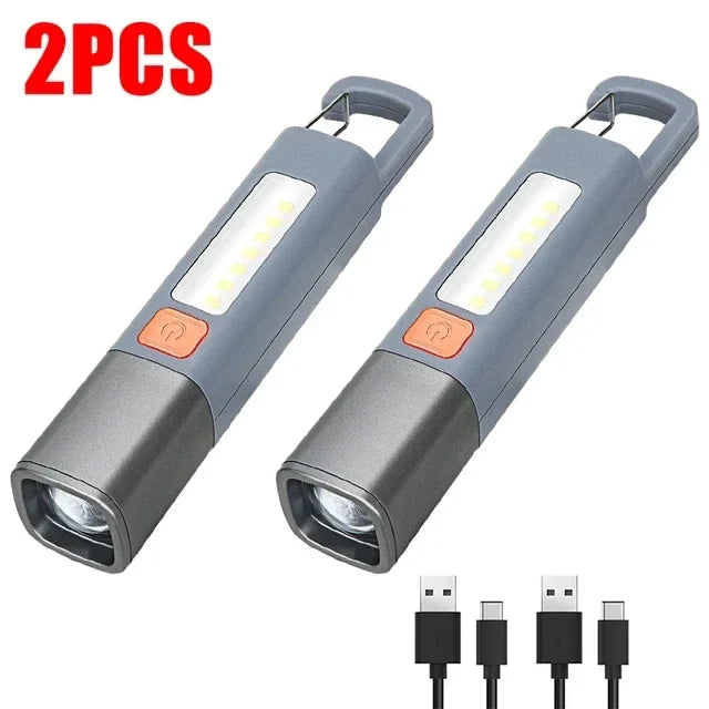 Ultra-Bright Long Shot USB Oppladbar Lommelykt | Skanto