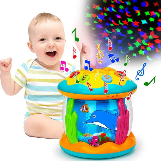 TwinkleDrum - Magisk Babylekestang med Lys og Lyd