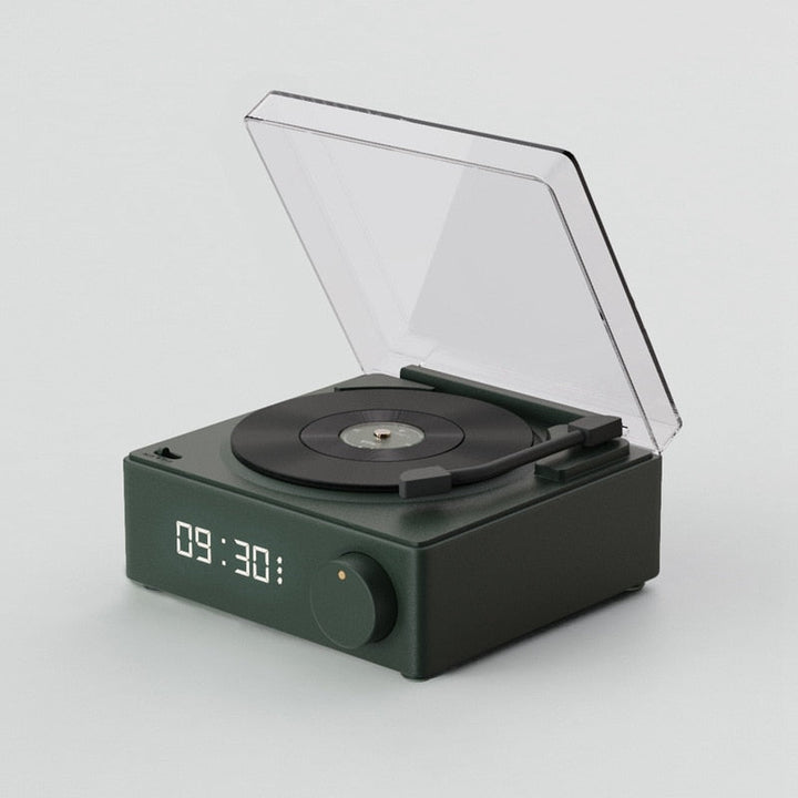Skanto | Vintage Vibes Mini Platespiller Bluetooth Høyttaler