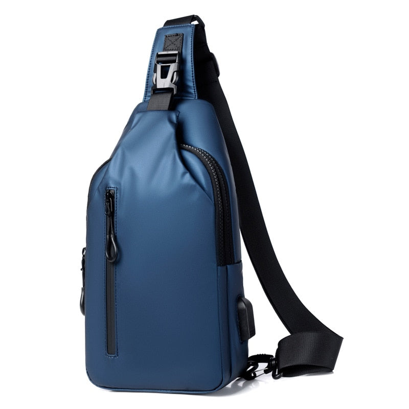 Skanto | Koreansk By Vanntett USB Lading Krossbody Bag