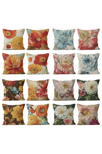 Rosa Blomst Dekor Putetrekk