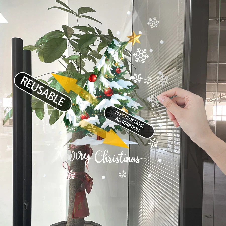 Skanto | Merry Glow 3D Juletre Klistremerke