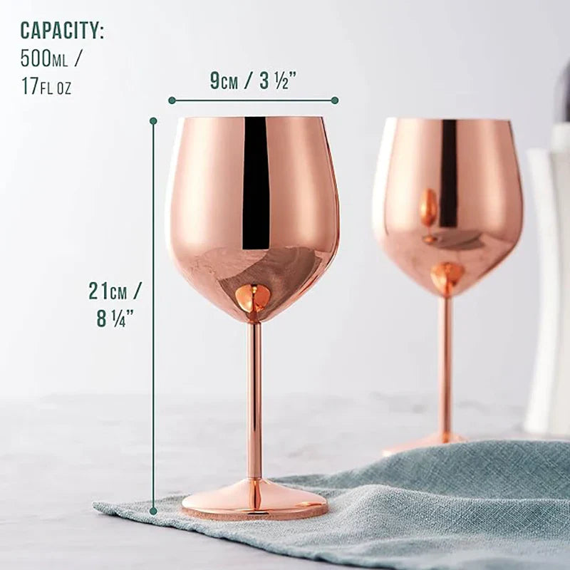 Skanto | Rustfritt glass (Sett med 6)