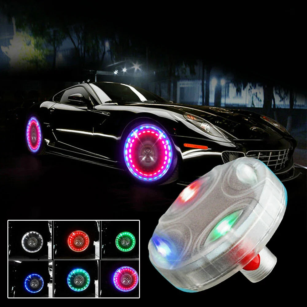 Skanto | RGB Bil Hjul Ventilkapsel Lys