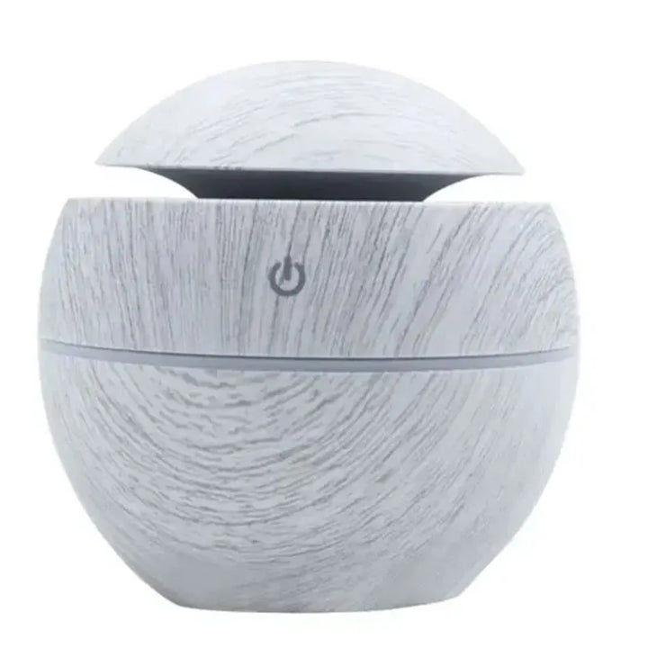 Skanto | AeroMist Luftfukter 130 ml | Hviskende stille <35 dB | USB-drift & LED-lys | Med aromaolje-funksjon