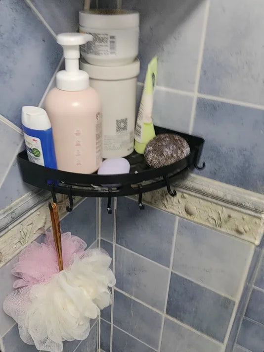 AQUAFIX Selvklisende Dusjorganisator – Sterkt klebende, bormulig & vanntett Skanto