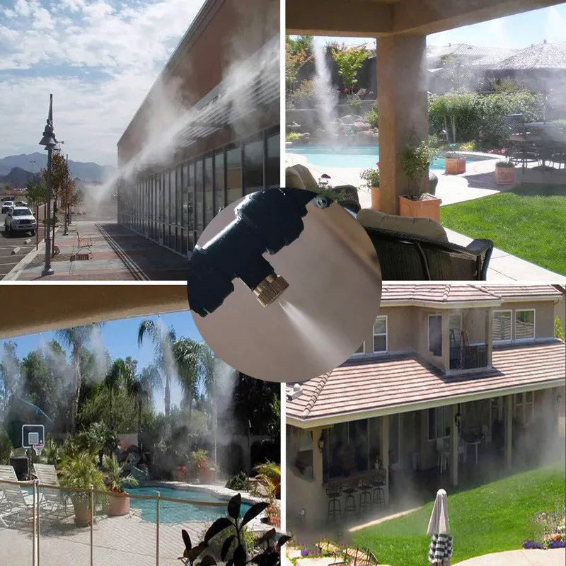 Skanto | Sprinklersystem – Vannslange med spraydysjer for forfriskende avkjøling i hagen