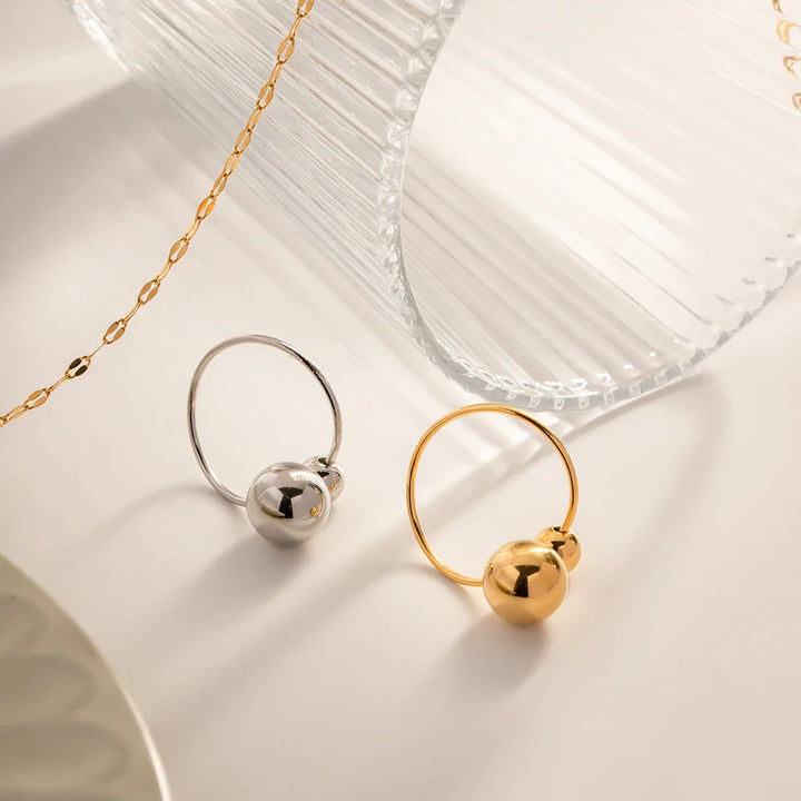 Skanto | 18k Bold To Kule Åpen Ring