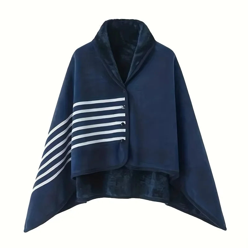 Skanto | CozyWrap Skjerf | Bærbar Teppe | Myk Flanell | Ideell for Kontor & Hjem