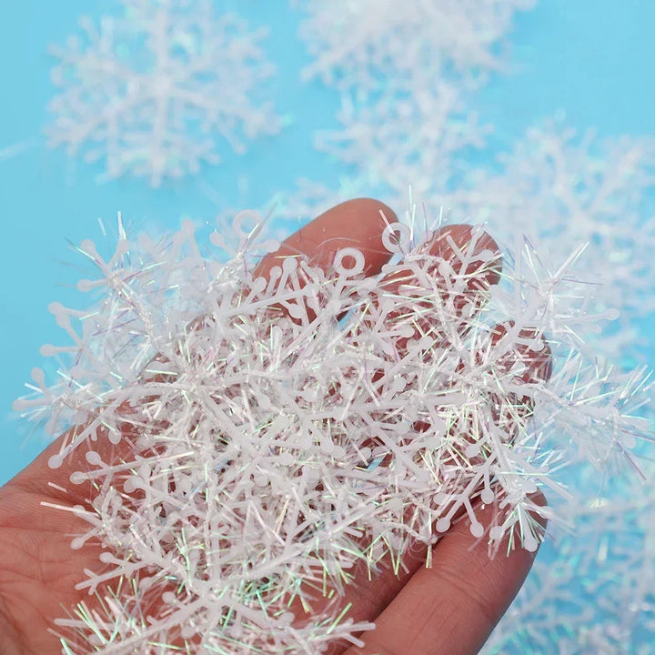 Skanto | GlimmerGarlands | Glitter Snøfnugg Dekorasjoner