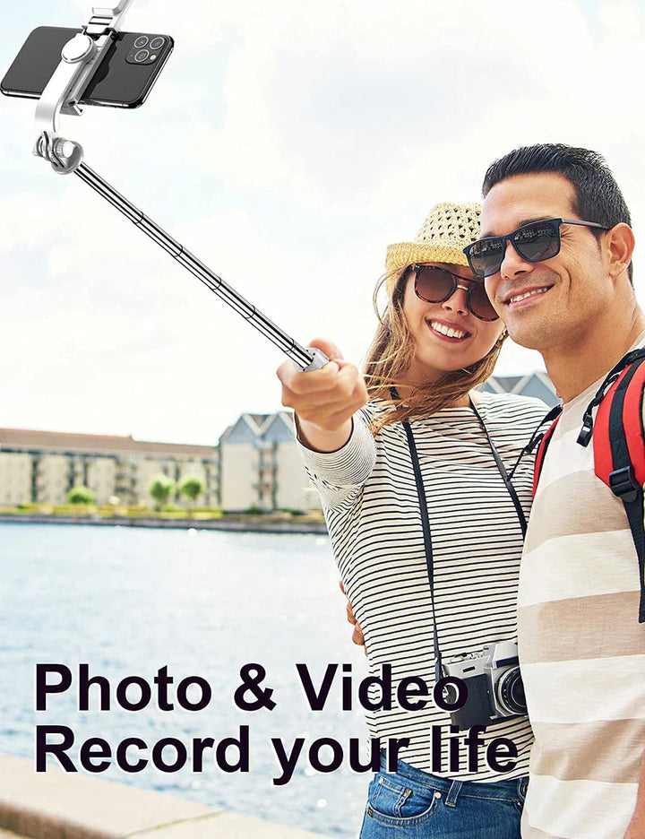Skanto | Bluetooth Selfie Stick Stativ med Fylllys