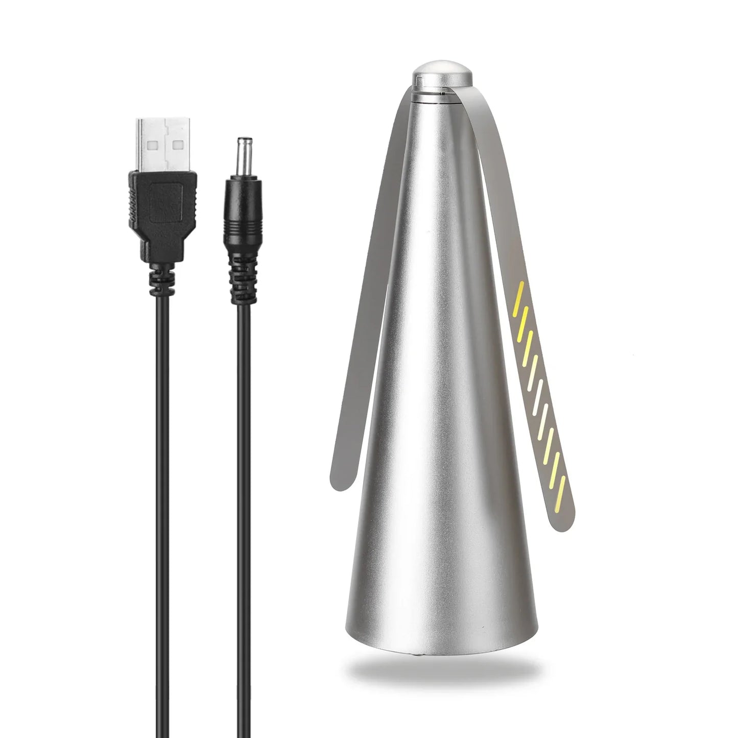 Norvo | AeroLumen Naturguard Insektavvisende Bordvifte | 360° Roterende Insektforsvar Vifte | Stille & Sikker | For Utendørs, Camping, Piknik