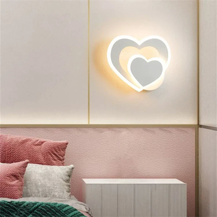 HeartGlow Vegglampe - Moderne LED Belysning Skanto