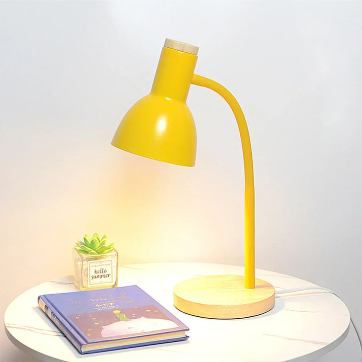 Skanto | Høst og vinter belysning | Nordisk kreativt trekunst jern LED skrivebordslampe - Moxie