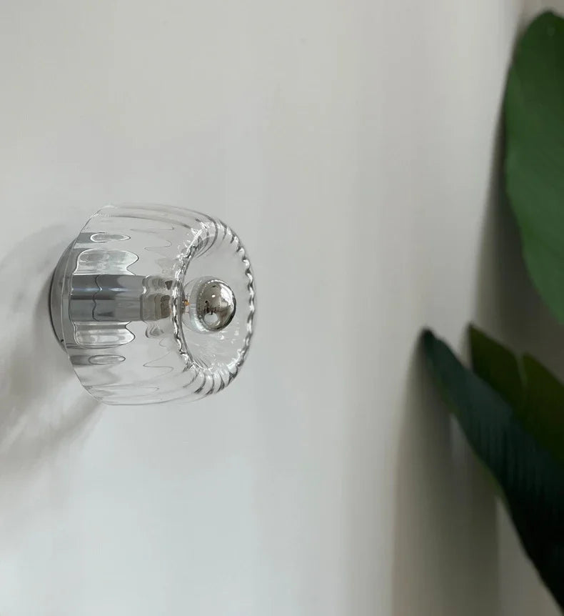 Skandinavisk Bauhaus Vegglampe laget av Glass, Moderne LED Vegglampe for Gang & Stue | Skanto