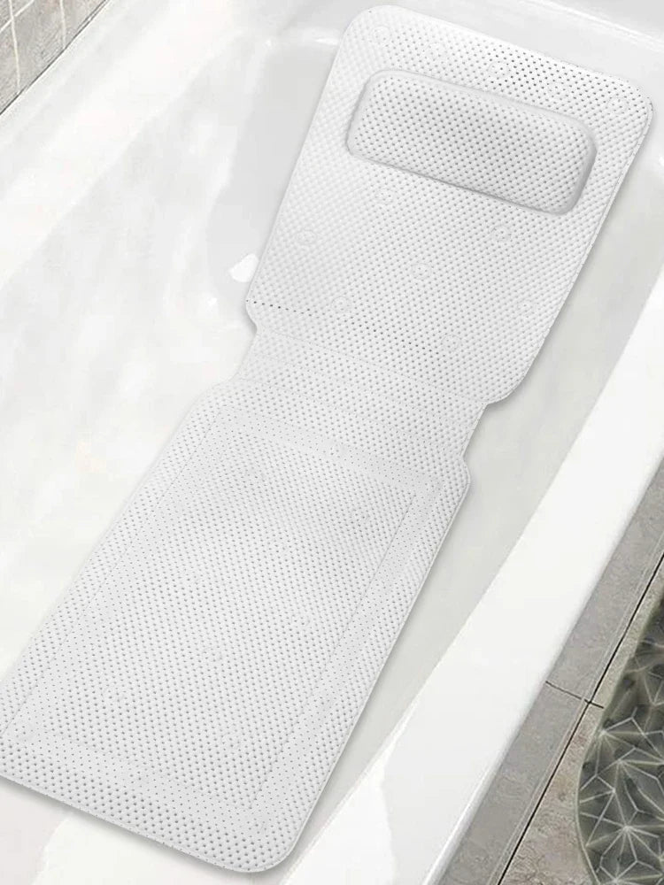 HydroComfort Non-Slip Badekar Matte med Pute Skanto