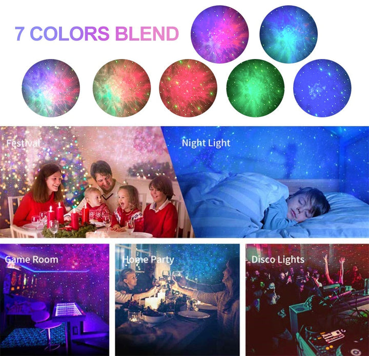 Galaxy Glow Rotating Starry Sky Projector | Skanto