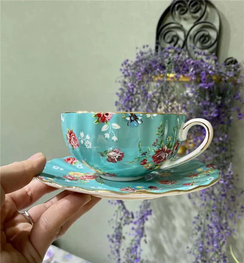 Skanto | Elegant Bone China Porcelain Coffee Cup - Luksuriøs og Unik Design