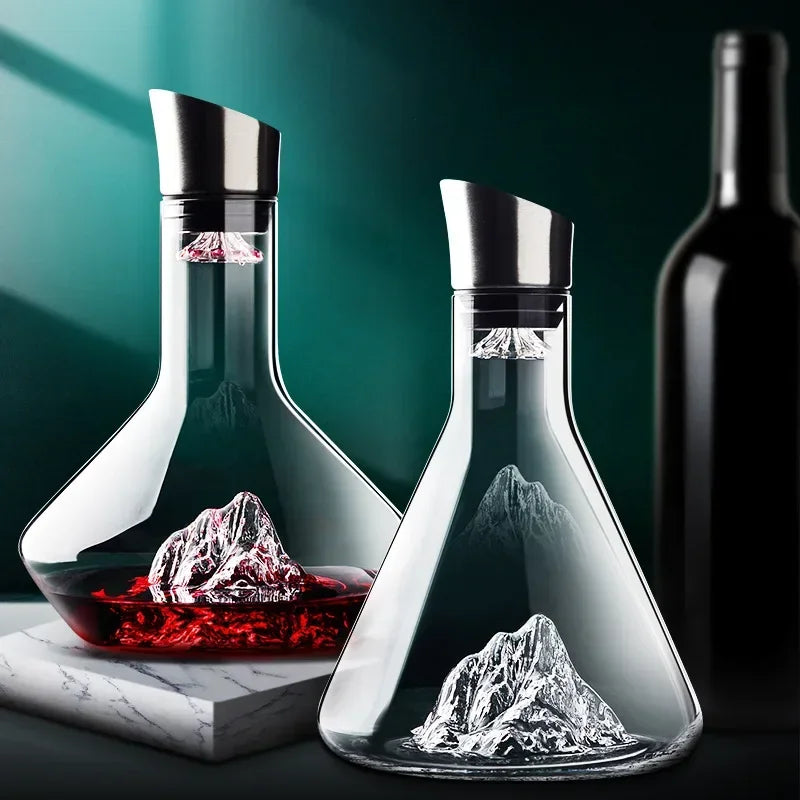 Premium Crystal Wine Pourer – 1500ml for Red & White Wines | Skanto