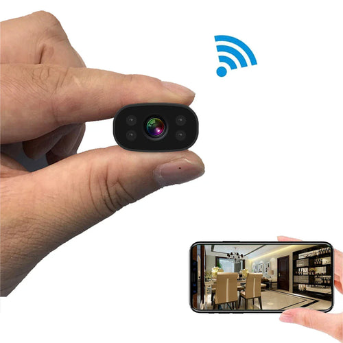 WiFi Mini Smart Sikkerhetskamera med Bevegelsesdeteksjon Skanto