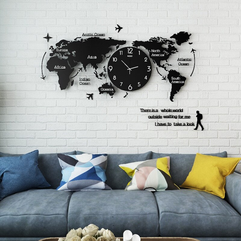 Skanto | Artsy Time Unik Akryl 3D DIY Veggklokke