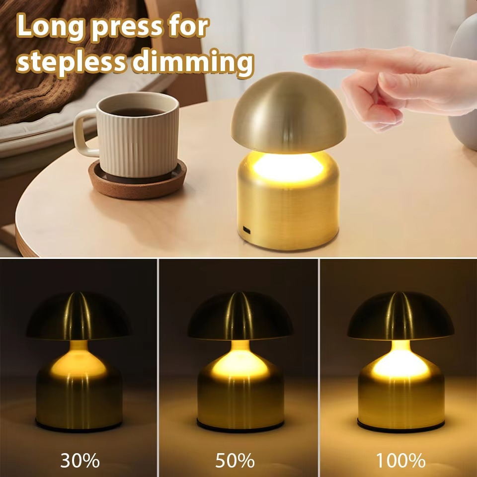 Skanto | Allsidig LED Berørings Nattbordlampe - 3-Farge Dimmbar Nattlys