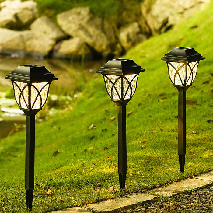 Skanto | Solenergi Hagebelysning med Naturlig Sjarm – Elegante Lamper for Utendørsbruk