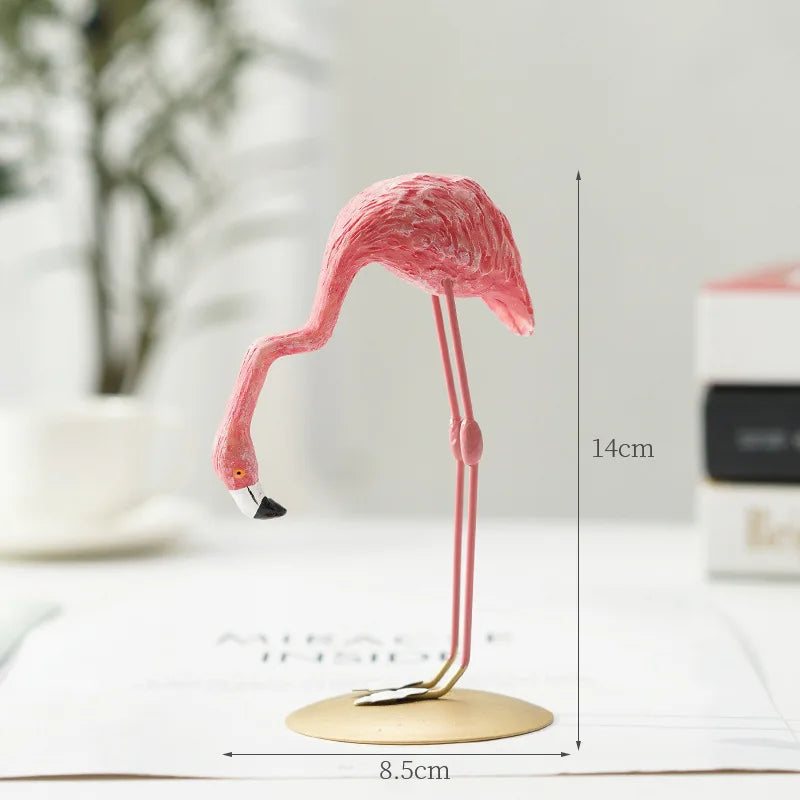 Flamora dekorativ flamingo figur – Eleganse og unik karakter for hjemmet Skanto