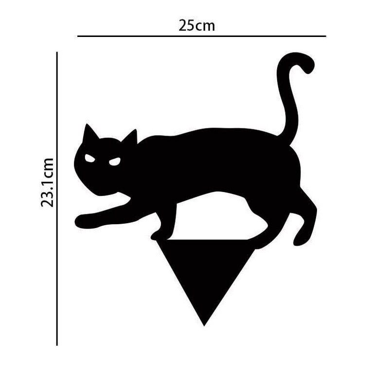 Skanto | 3Pcs Svart Katt Hage Ornamenter