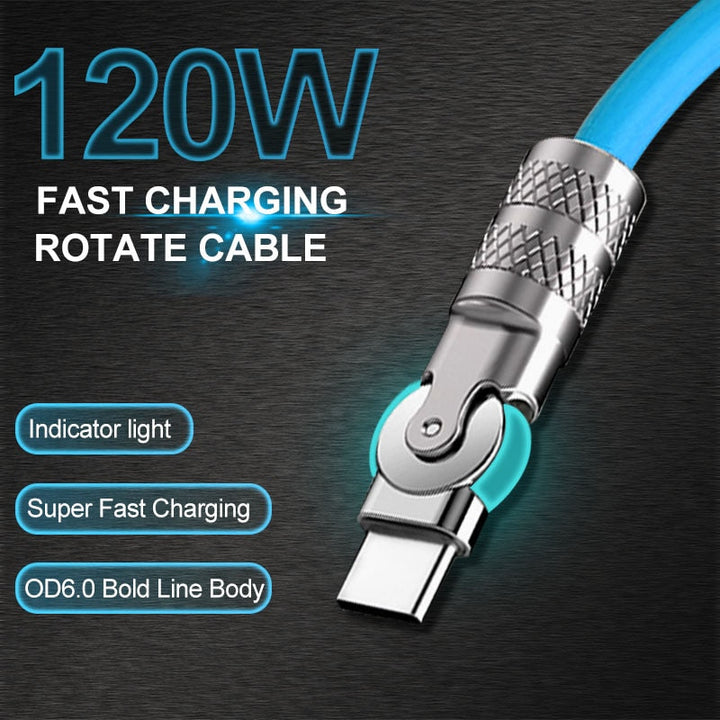 Skanto | Cord Master Telefon Hurtiglading Rotasjonskabel