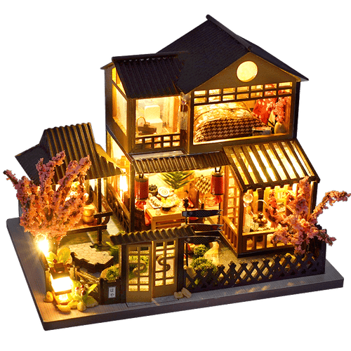 Miniatyr DIY Japanske Byggeleker Sett | Skanto