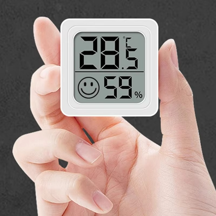 Skanto | Innendørs LCD Digital Termometer og Hygrometer med Temperatur- og Luftfuktighetsensor