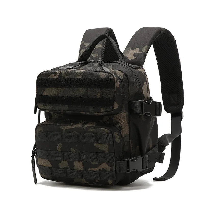 Norvo | Tactivo Mini-Ryggsekk 9L | MOLLE-Utendørs Ryggsekk | Kompakt & Holdbar | For Fotturer, Camping & EDC