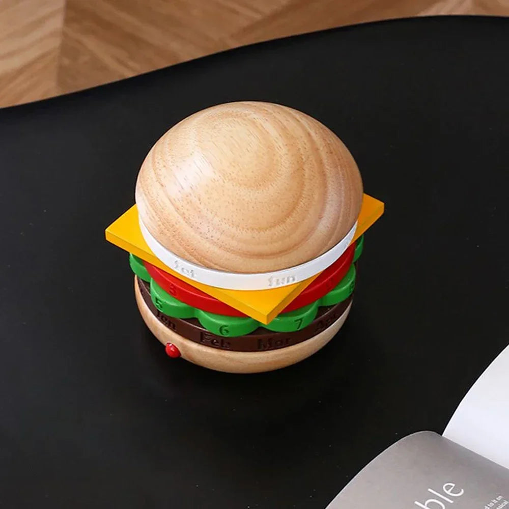 Skanto | Roterende Tre Hamburger Dekorativ Kalendar